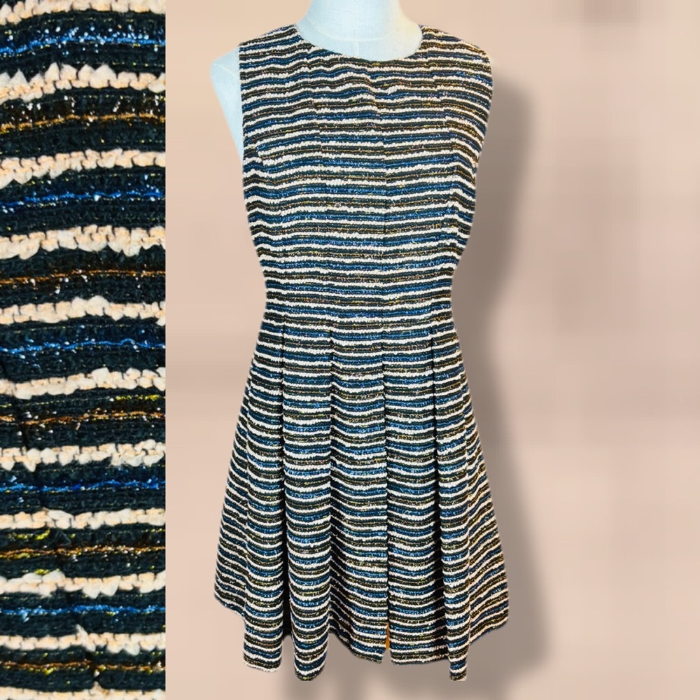 {tl} The Letter Wool Blend Sleeveless Fit & Flare Dress - Size Small EUC